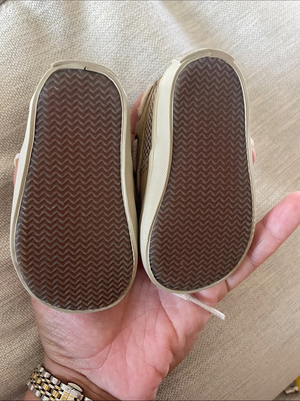Sperry Infant Boat Shoes in Tan
